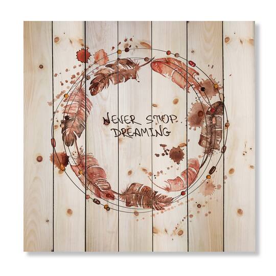 Designart - Impression Of Bird Feathers In Earth Tones